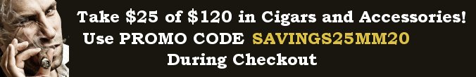 Save $20 with purchases of $120 or more - when you Buy Cigars Online at Cigar Smoke Shop
